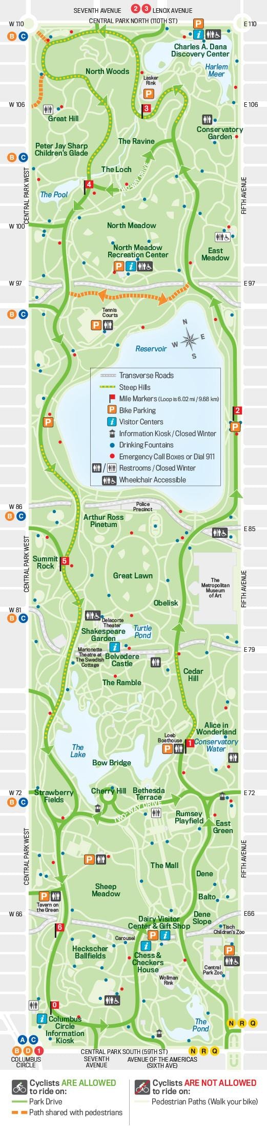 bisiklèt kat jeyografik nan central park
